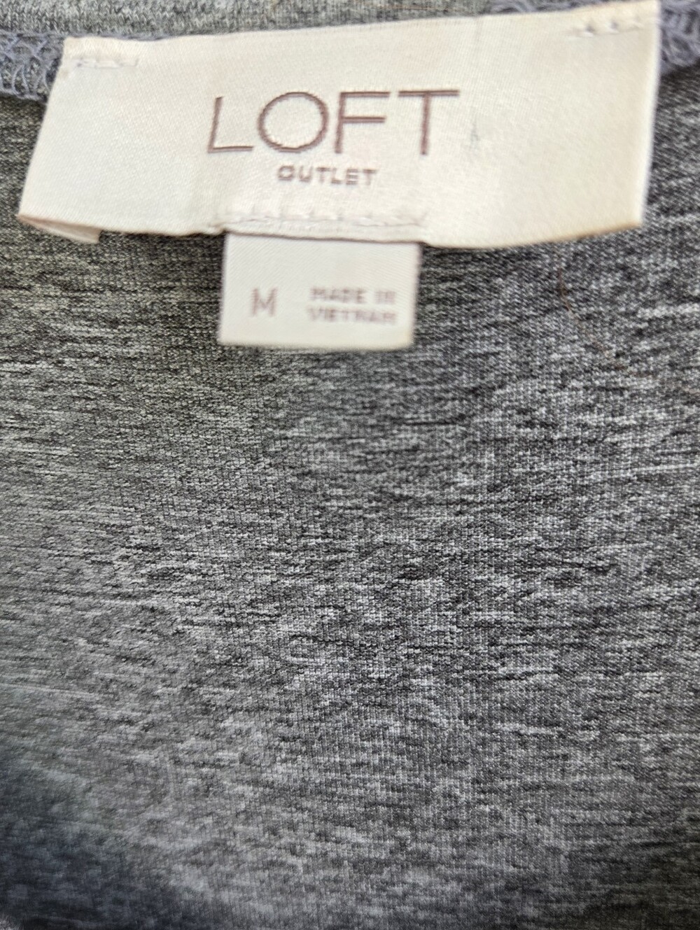 LOFT Two-Tone Sleeveless Maxi Fitted Dress in Gray and Black - Picture 5 of 9